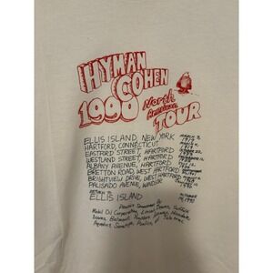 Vintage 1990 Hyman Cohen Tour T-shirt Size XL